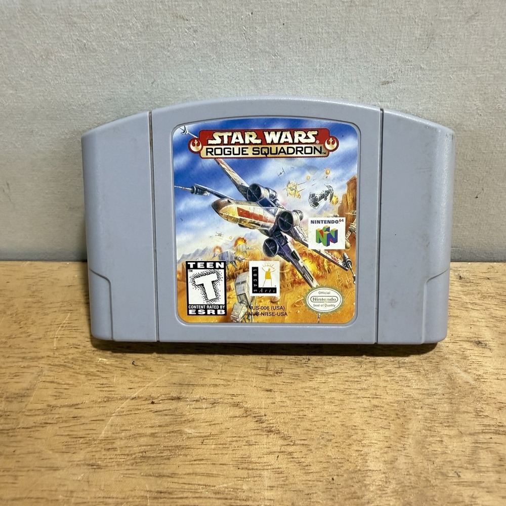 Star Wars Rogue Squadron Nintendo 64 N64 1998 NUS-NRSE-USA Tested Video Game